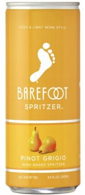 Barefoot - Spritzer Pinot Grigio NV (4 pack 250ml cans) (4 pack 250ml cans)