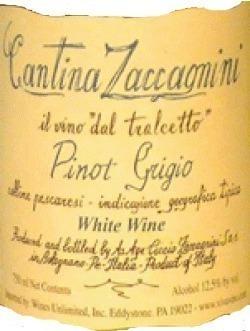 Cantina Zaccagnini - Pinot Grigio 2022 (750ml) (750ml)